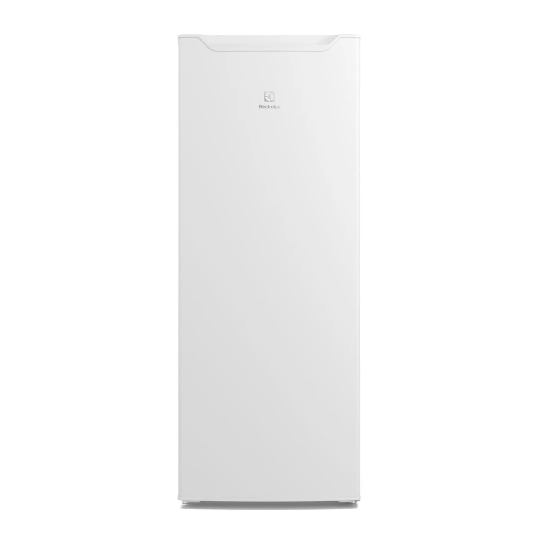 Foto frontal da geladeira Electrolux RE21, acabamento Branco