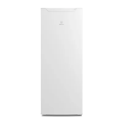 Foto frontal da geladeira Electrolux RE21 · 127 V ou 220 V, acabamento Branco