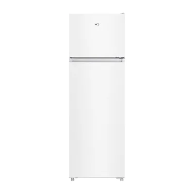 Foto frontal da geladeira HQ HQ-290RDF · 127 V ou 220 V, acabamento Branca