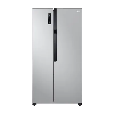 Foto frontal da geladeira LG GC-B187PQA · 127 V ou 220 V