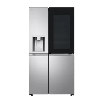 Foto frontal da geladeira LG GC-X267GL5P · bivolt