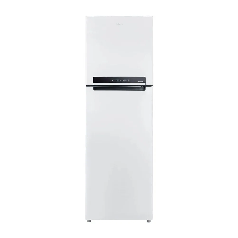 Foto frontal da geladeira Midea MD-RT572EVD, acabamento Branco