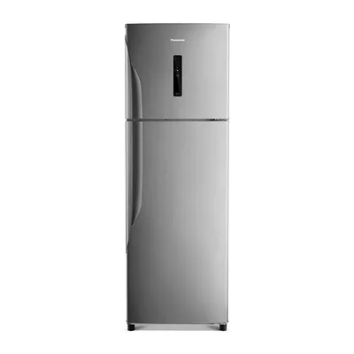 Foto frontal da geladeira Panasonic NR-BT41PD1X · 127 V ou 220 V