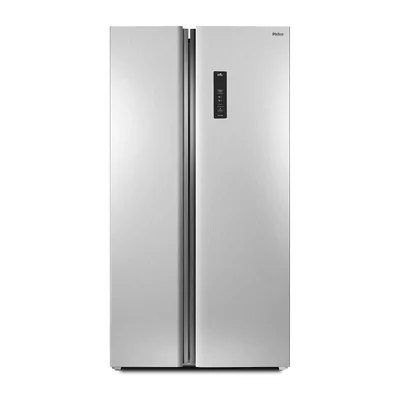 Foto frontal da geladeira Philco PRF504I · 127 V ou 220 V