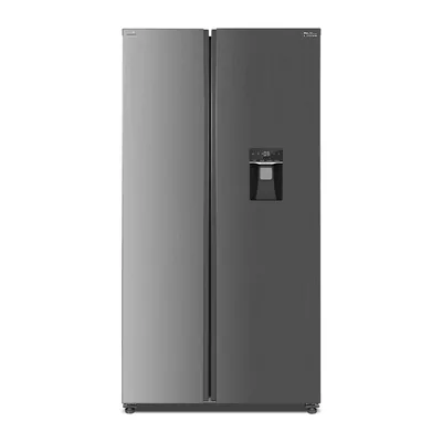 Foto frontal da geladeira Philco PRF633I · 127 V ou 220 V